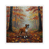 Acrylic Boxer - Autumn Woods | Kiss-Cut Stickers