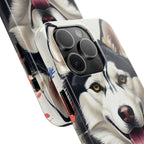 Siberian Husky Watercolor Wildflower Field Phone Case | Premium Dog Prints | Tritan — view 17 of 28