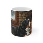 Acrylic Bernese Mountain Dog - Winter Hearth | Ceramic Mug 11oz