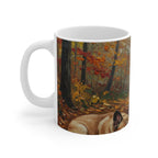 Acrylic French Bulldog - Autumn Woods | Ceramic Mug 11oz