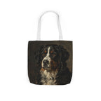 Bernese Mountain Dog Tote Bag | Painterly Dog Art Canvas Tote | Berner Mom Gift | Dog Lover Market Bag | Pet Portrait Accessory