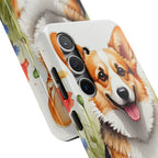 Corgi Watercolor Wildflower Field Phone Case | Premium Dog Prints | Tritan — view 26 of 28
