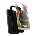 Dachshund Watercolor Wildflower Field Phone Case | Premium Dog Prints | Tritan — view 19 of 28