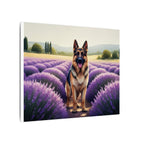 German Shepherd Acrylic Painting Stretched Canvas | Dog Wall Art Decor | Pet Portrait Gift for Dog Lovers | GSD Home Decor | High-Quality Pr