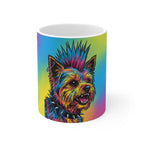 Yorkshire Terrier Cozy Set — 2-Piece Blanket + Mug Gift Set | Comic | Tritan