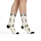 Havanese Socks | Fun All Over Print Dog Socks | Havanese Mom Gift | Cute Crew Socks for Dog Lovers | Stocking Stuffer — primary view