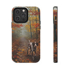 Acrylic German Shorthaired Pointer - Autumn Woods | Tough Phone Case