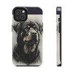 Charcoal Rottweiler Rottweiler Tough Phone Case - Rottweiler pride — gentle giants deserve great art — view 12 of 103