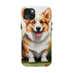 Corgi Watercolor Wildflower Field Phone Case | Premium Dog Prints | Tritan — view 7 of 28