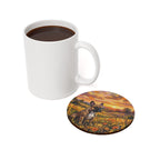 French Bulldog Acrylic Gallery Print Sunset Prairie Drink Coaster | Premium Dog Prints | Tritan — view 4 of 6