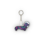 Cosmic Dachshund Plush Keychain | Tritan