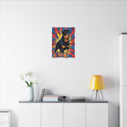 Rottweiler Comic Book Pop Art Canvas - Dynamic Halftone Style for Energetic Wall Decor