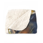 Beagle Watercolor Autumn Path Throw Blanket | Premium Dog Art | Tritan