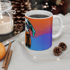 Great Dane Comic Pop Art Ceramic Mug 11oz | Premium Dog Art | Tritan