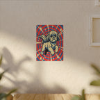 Shih Tzu Comic Book Canvas Art - Dynamic Pop Art Dog Print for Retro Wall Decor