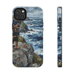 Rottweiler Acrylic Gallery Print Coastal Cliffside Phone Case | Premium Dog Prints | Tritan — view 4 of 28