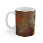 Great Dane Oil Portrait Ceramic Mug 11oz | Premium Dog Art | Tritan
