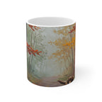 Acrylic Labrador Retriever - Autumn Woods | Ceramic Mug 11oz