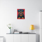 Comic Book Rottweiler Canvas — Bold Dog Wall Art