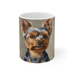 Yorkshire Terrier Oil Portrait Ceramic Mug 11oz | Premium Dog Art | Tritan