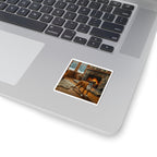 Acrylic Boxer - Winter Hearth | Kiss-Cut Stickers