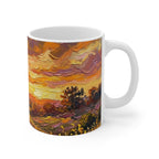 French Bulldog Acrylic Gallery Print Sunset Prairie Coffee Mug | Premium Dog Prints | Tritan — view 3 of 4