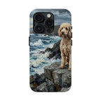 Poodle Acrylic Gallery Print Coastal Cliffside Phone Case | Premium Dog Prints | Tritan — view 6 of 28