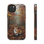Acrylic Corgi - Autumn Woods | Tough Phone Case