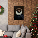 Labrador Retriever Renaissance Royal Portrait Matte Poster, Regal Dog Art Print, Labrador Retriever Lover Gift, Wall Art