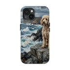 Acrylic Gallery Print Poodle - Coastal Cliffside | Tough Phone Case — view 5 of 28