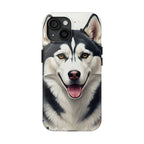 Siberian Husky Watercolor Wildflower Field Phone Case | Premium Dog Prints | Tritan — view 5 of 28