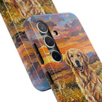 Golden Retriever Acrylic Gallery Print Sunset Prairie Phone Case | Premium Dog Prints | Tritan — view 22 of 24