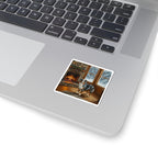 Acrylic Australian Shepherd - Winter Hearth | Kiss-Cut Stickers
