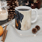 Rottweiler Oil Portrait Ceramic Mug 11oz | Premium Dog Art | Tritan