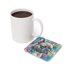 French Bulldog Watercolor Butterfly Bloom Drink Coaster | Premium Dog Art | Tritan