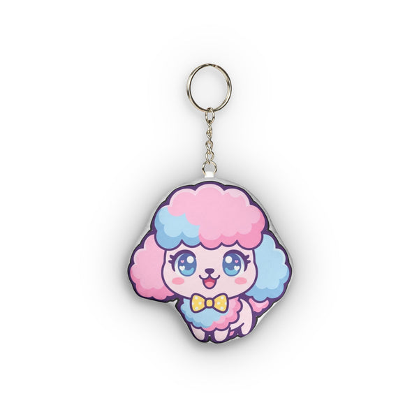 Chibi Poodle Plush Keychain | Tritan
