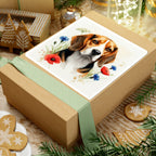 Beagle Watercolor Wildflower Field Kiss-Cut Stickers | Premium Dog Prints | Tritan — view 10 of 12