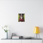 Bernese Mountain Dog Oil Painting Soccer Portrait Canvas Art | Berner Dog Gift | Pet Loss Memorial Wall Art Decor