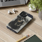 Charcoal Rottweiler Rottweiler Tough Phone Case - Rottweiler pride — gentle giants deserve great art — view 68 of 103