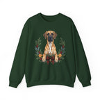 Great Dane Christmas Wreath Crewneck Sweatshirt — primary view