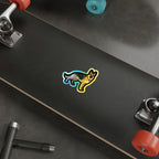 Pop Art German Shepherd Holo Sticker | Tritan