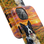 Border Collie Acrylic Gallery Print Sunset Prairie Tough Phone Case | Dog Lover Gift — view 13 of 24