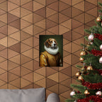 Beagle Renaissance Royal Portrait Matte Poster, Regal Dog Art Print, Beagle Lover Gift, Wall Art