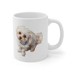 Maltese — Painted Portrait Mug (Style A, Front + Back)