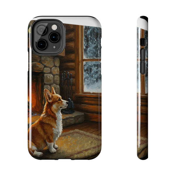 Corgi Phone Case — Acrylic Dog Art | iPhone 17/16/15 & Samsung | Dog Lover Gift
