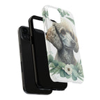 Poodle Watercolor Botanical Wreath Phone Case | Premium Dog Prints | Tritan — view 16 of 28