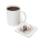 Labrador Retriever Watercolor Butterfly Bloom Drink Coaster | Premium Dog Prints | Tritan