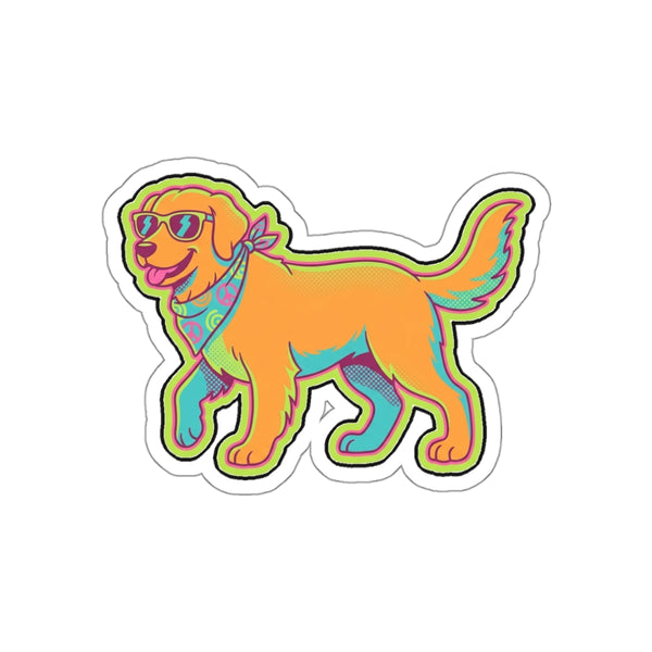 Y2K Golden Retriever Sticker | Tritan
