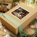 Acrylic Shih Tzu - Winter Hearth | Kiss-Cut Stickers