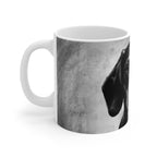 Dachshund Charcoal Portrait Ceramic Mug 11oz | Premium Dog Art | Tritan